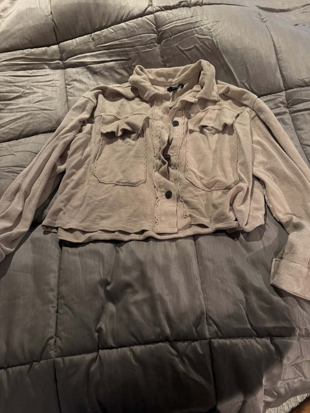 Forever 21 Taupe Crewneck Sweatshirt